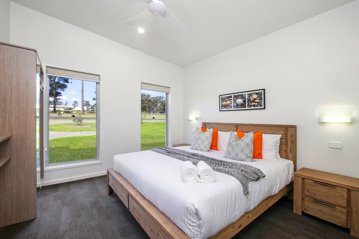Hunter Valley Accommodation - Ironbark Villa 3 - Pokolbin - Bedroom