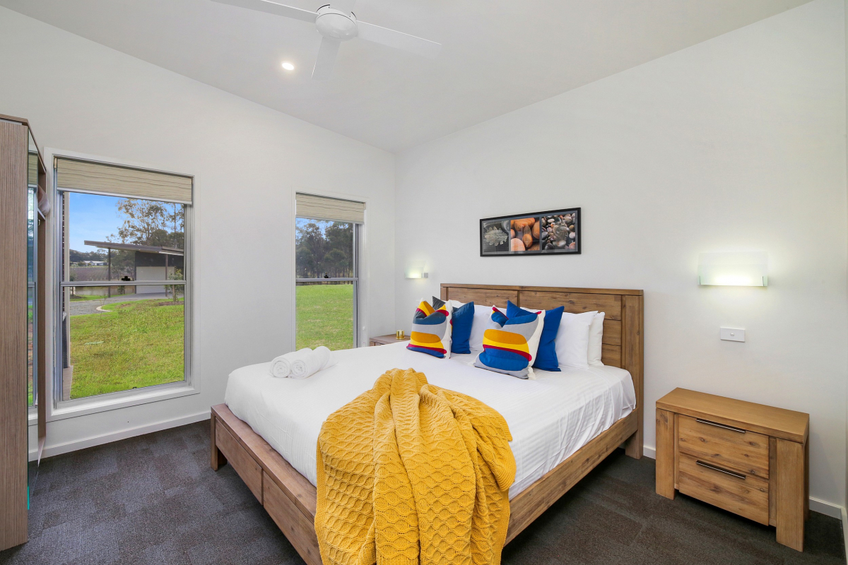 Hunter Valley Accommodation - Ironbark Villa 5 - Pokolbin - Bedroom