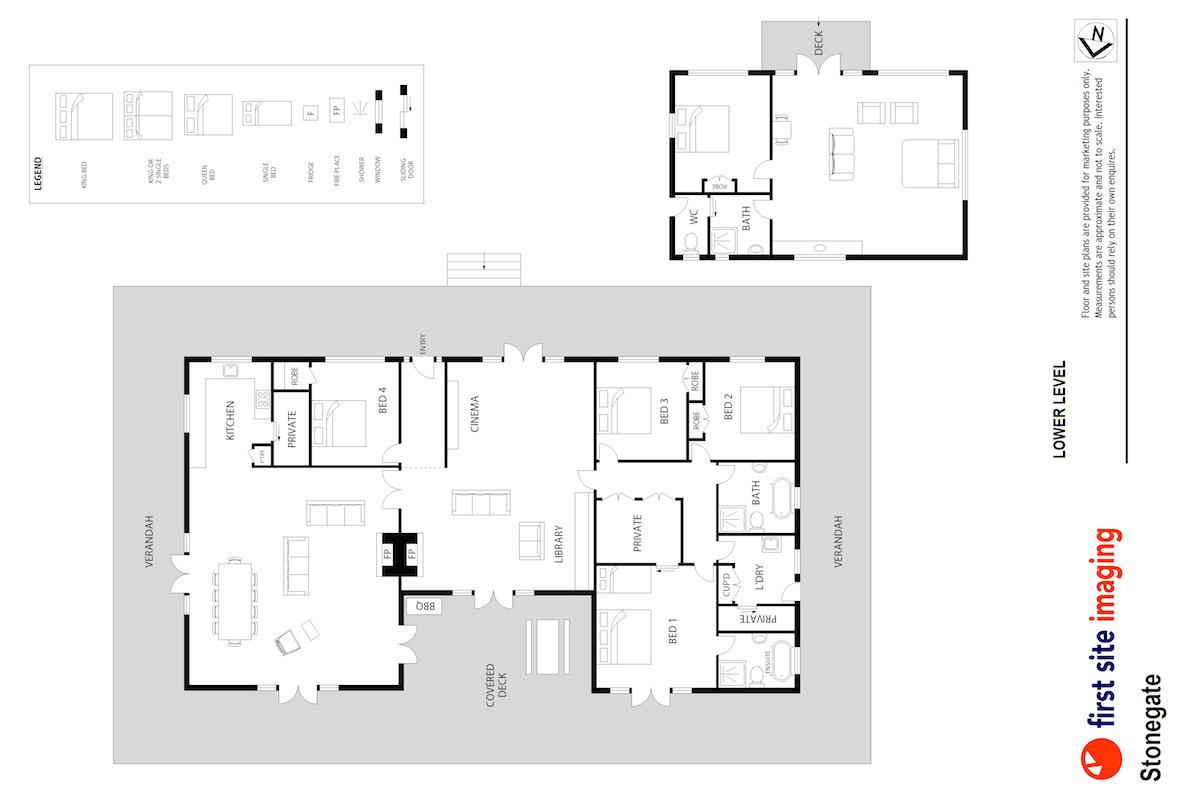 Hunter Valley Accommodation - Stonegate - Nulkaba - Floor Plan