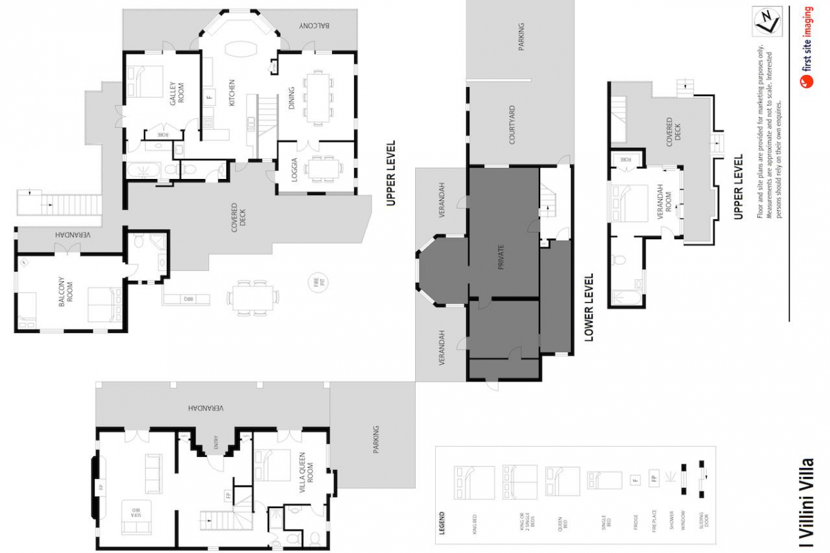 Hunter Valley Accommodation - I villini Estate - Lovedale - Floor Plan