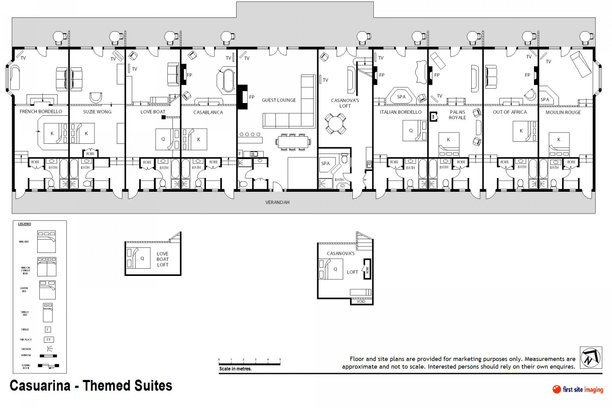 Hunter Valley Accommodation - Casuarina Estate - Themed Suite Love Boat - all