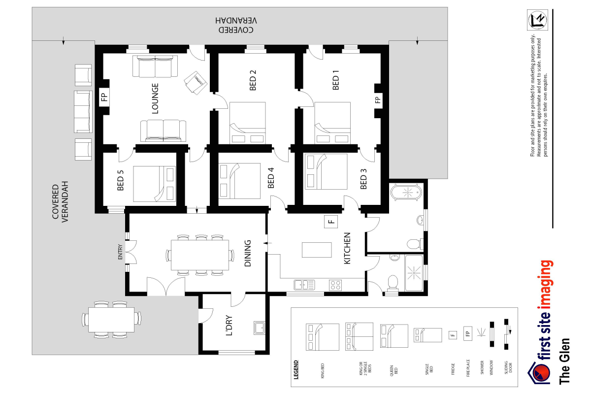 Hunter Valley Accommodation - The Glen - Wollombi - Floor Plan
