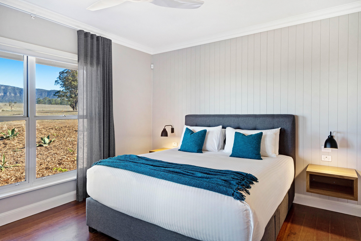 Hunter Valley Accommodation - Jindalee Estate- Pokolbin - Bedroom