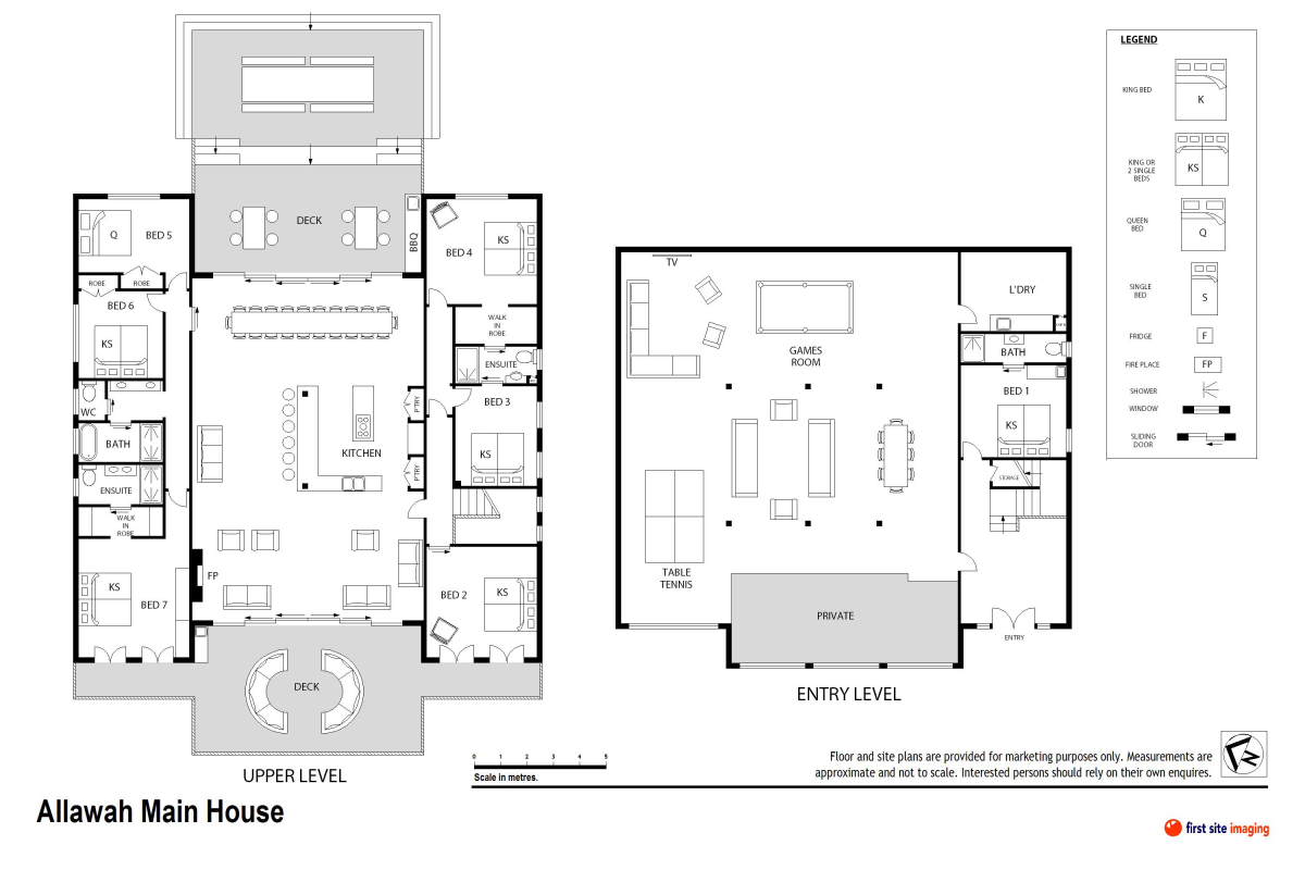 Hunter Valley Accommodation - Allawah Estate 11 Bedrooms - Lovedale Hunter Valley - Floor Plan