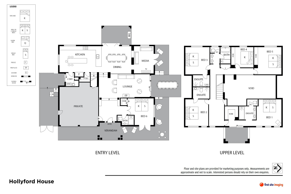 Hunter Valley Accommodation - Hollyford House - Pokolbin - Floor Plan