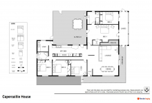 Hunter Valley Accommodation - Capercaillie House - Lovedale - Floor Plan