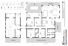 Hunter Valley Accommodation - Dalwood Country House - Dalwood - Floor Plan
