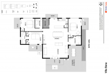 Hunter Valley Accommodation - Villa Siena - Pokolbin - Floor Plan