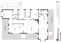 Hunter Valley Accommodation - Kinsale Cottage - Pokolbin - Floor Plan