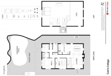 Hunter Valley Accommodation - Cants Cottage - Broke - Floor Plan