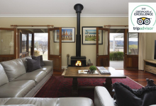 Hunter Valley Accommodation - Binbilla Vineyard Estate - Broke - Living Room