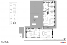Hunter Valley Accommodation - Vico Monti - Pokolbin - Floor Plan