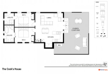 Hunter Valley Accommodation - Corunna Station Cook's House and Homestead (5 Bedrooms) - Pokolbin - Floor Plan