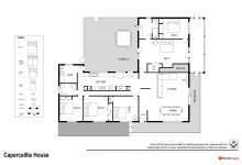 Hunter Valley Accommodation - Capercaillie House - Lovedale - Floor Plan