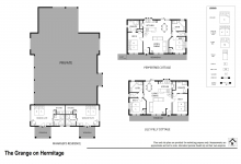 Hunter Valley Accommodation - Banksia Suite at The Grange - Rothbury - Floor Plan
