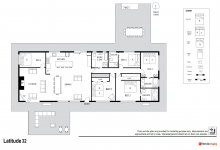 Hunter Valley Accommodation - Latitude 32 - Pokolbin, Hunter Valley - Floor Plan