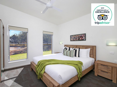 Hunter Valley Accommodation - Ironbark Villa 4 - Pokolbin - Bedroom
