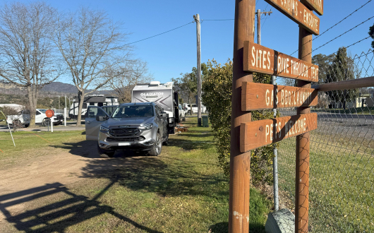 Long Vehicle Drive-through Powered Site