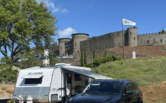 Premium Powered Site - Slab Parking